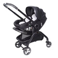 High Quality Portable Pink Baby Throne Stroller Luxury French Style 4-in-1 Foldable Compact Design with Car Seat